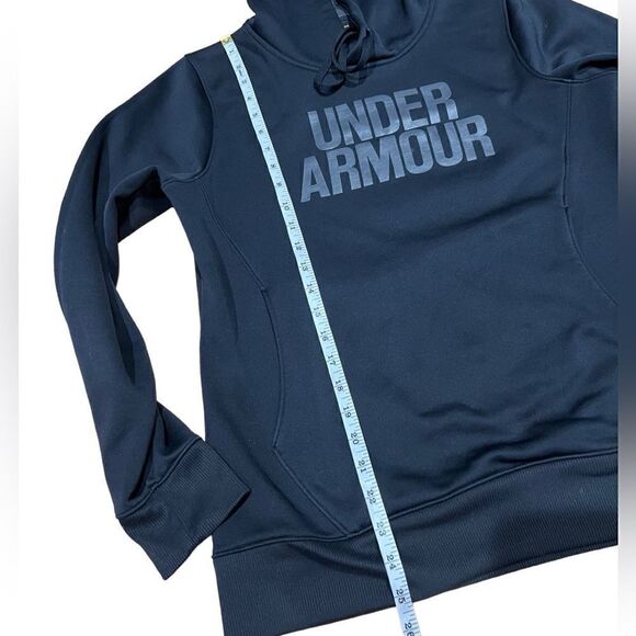 Under Armour hooded sweatshirt grey size medium slim fit - Picture 8 of 9